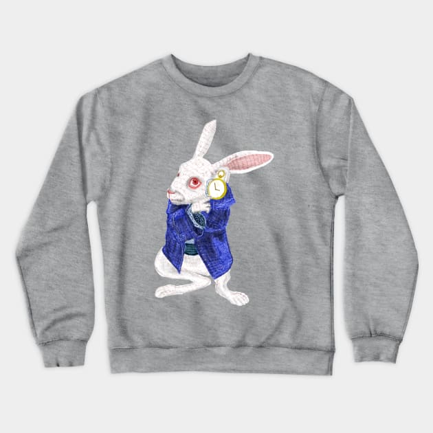 The White Rabbit Crewneck Sweatshirt by wakkala